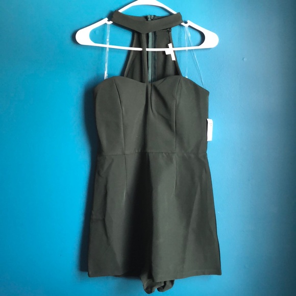 Charlotte Russe Pants - Charlotte Russe emerald green romper